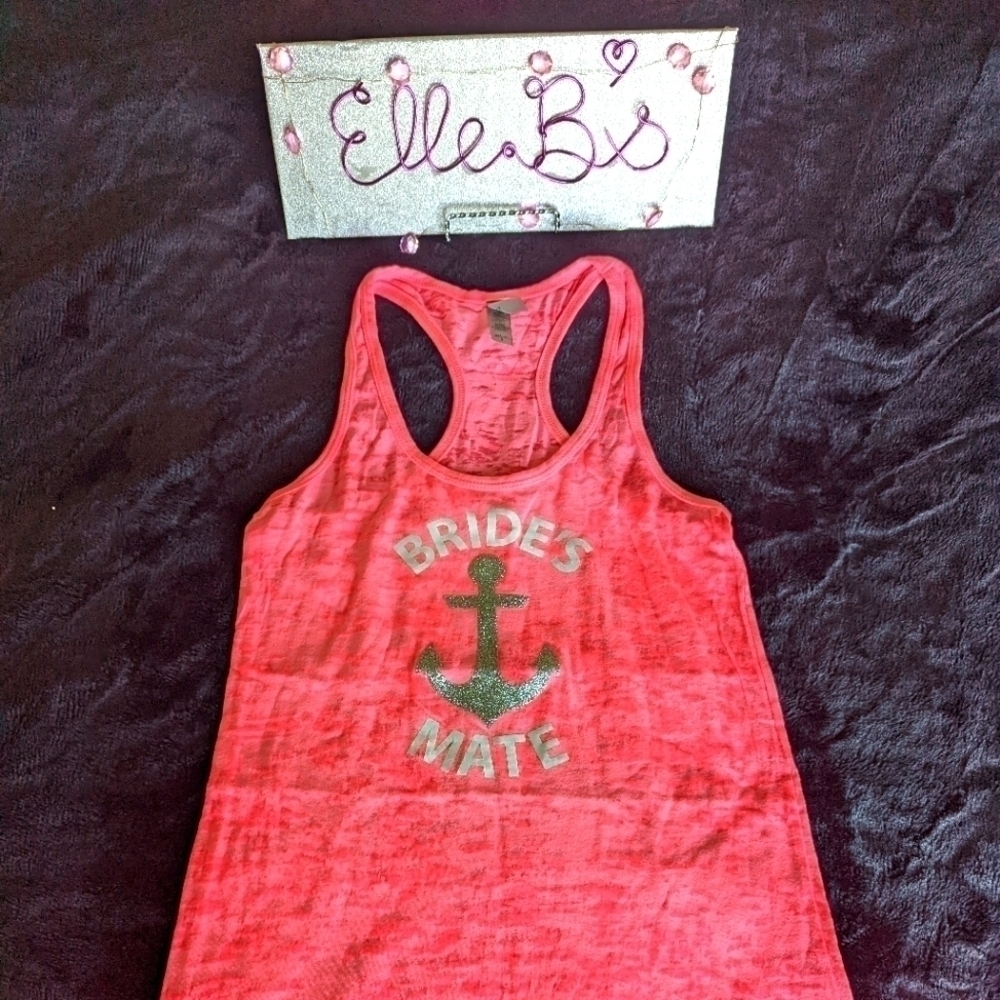 Bride's Mate Racerback Tank (Handmade)